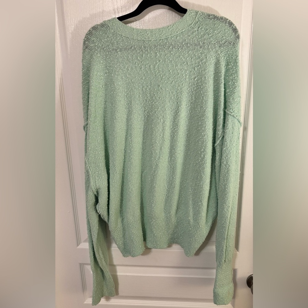 Free People Women’s ‘Found My Friend’ Mint Cardi Size Medium - Picture 7 of 10